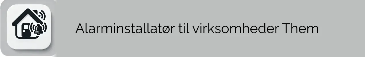 Alarminstallatør til virksomheder Them